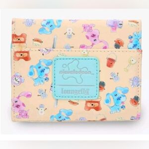 Loungefly Blue's Clues Characters Mini Flap Wallet NEW WITH TAGS